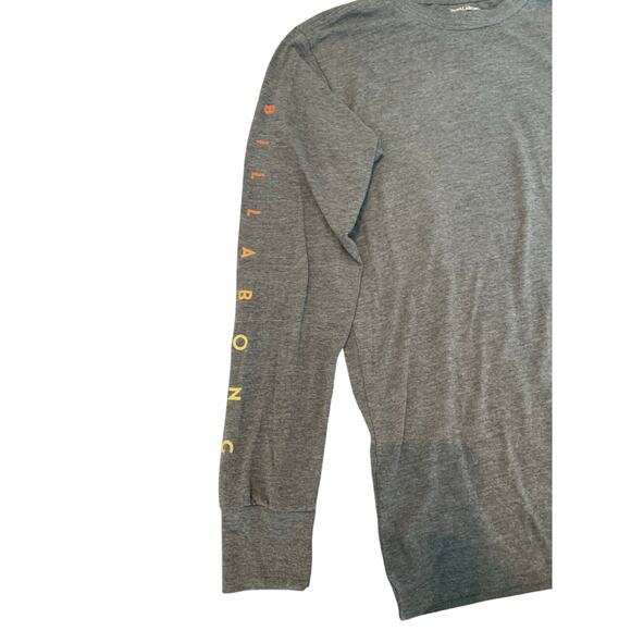 Billabong Men’s Long Sleeve T-Shirt – Size Small – Gray – Surf Skate Casual Tee - Picture 4 of 6
